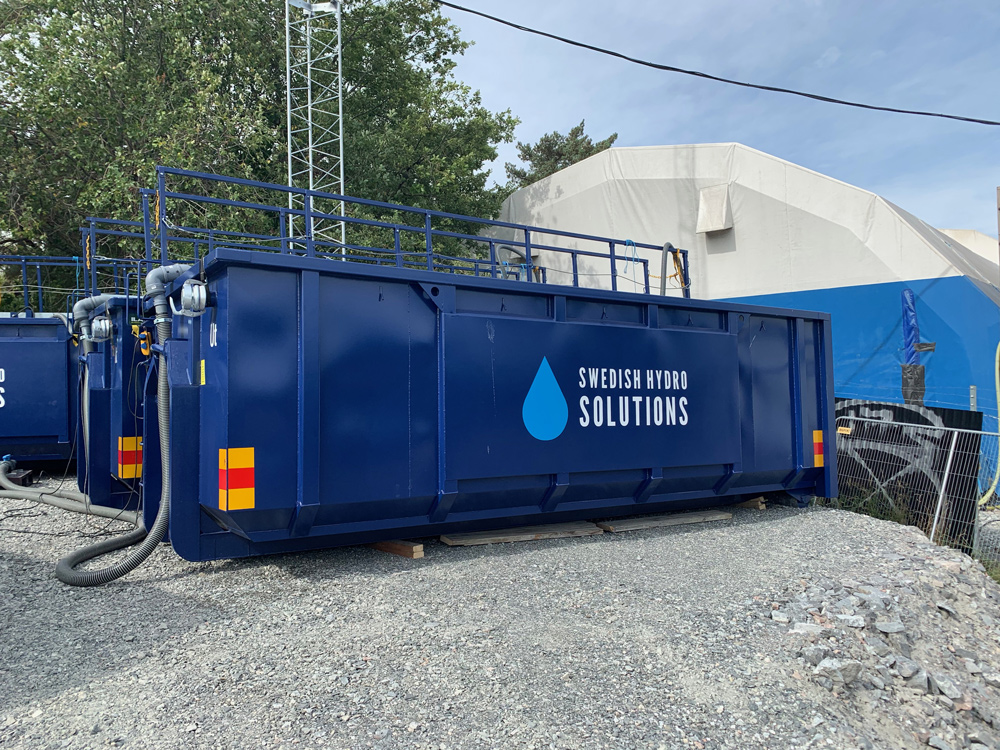 Swedish Hydro Solutions renar sexvärt krom vid E4 Förbifart Stockholm